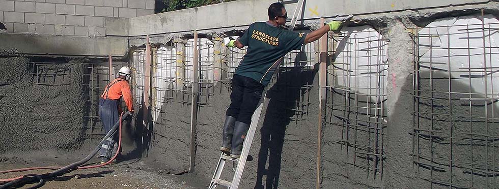 Sprayed Concrete Barrier Pile Walls in Auckland